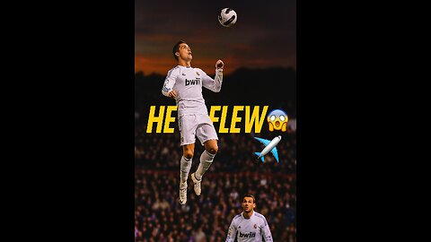 Cristiano Ronaldo doesn’t jump… he flies! 🛫