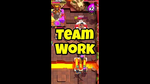 🔥 Team Work 🔥 #clashroyale