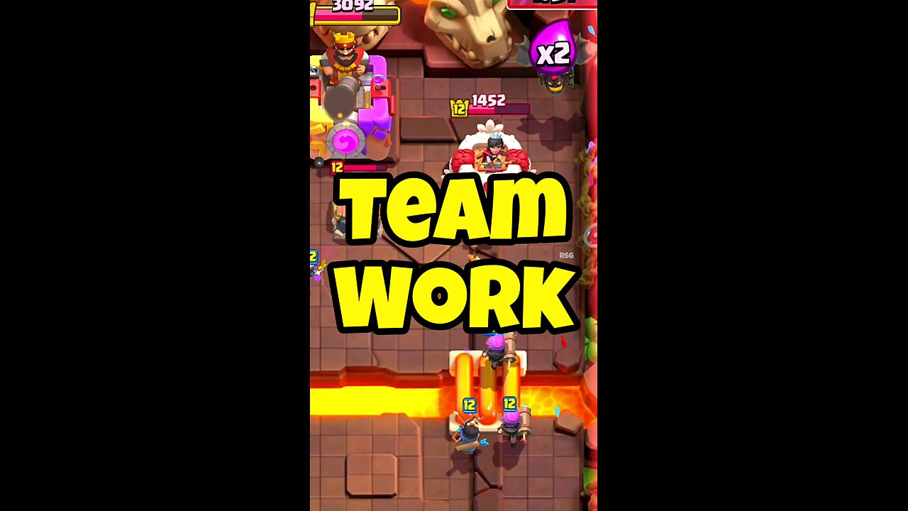 🔥 Team Work 🔥 #clashroyale