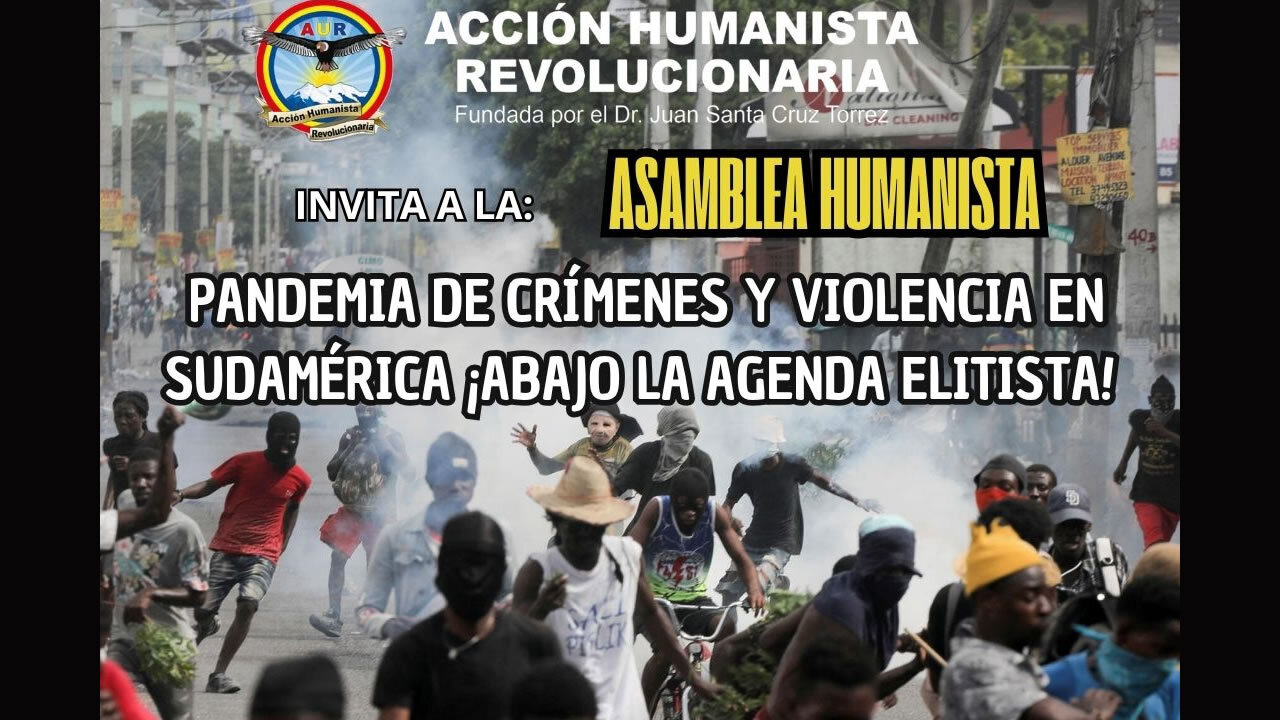 PANDEMIA DE CRÍMENES Y VIOLENCIA EN SUDAMÉRICA ¡ABAJO LA AGENDA ELITISTA!