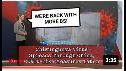 COVIDMANIA SWEEPS CHINA AGAIN! BEWARE OF CHICKEN GUN YA!