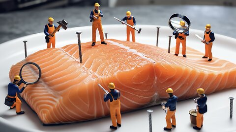 Salmon production | What would the world look like if people were small?
