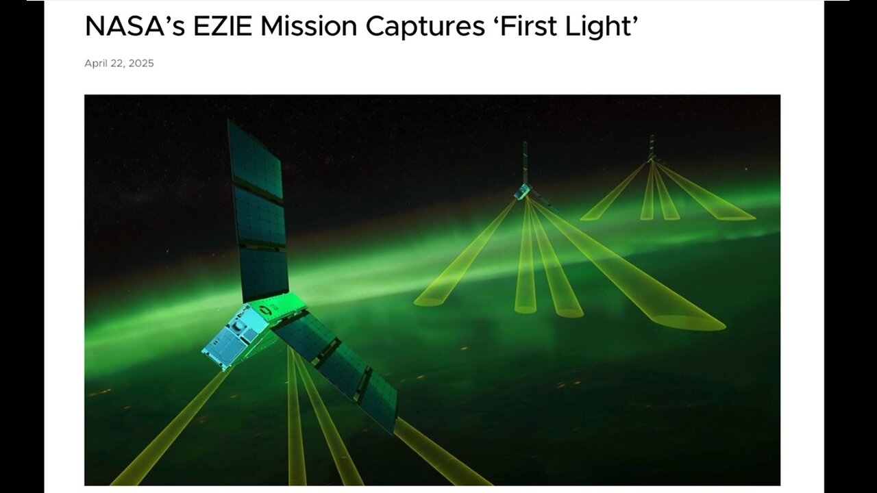 EZIE, Sunspots, Comet Planet, Ocean Temps Apr.23.2025 Space Weather News