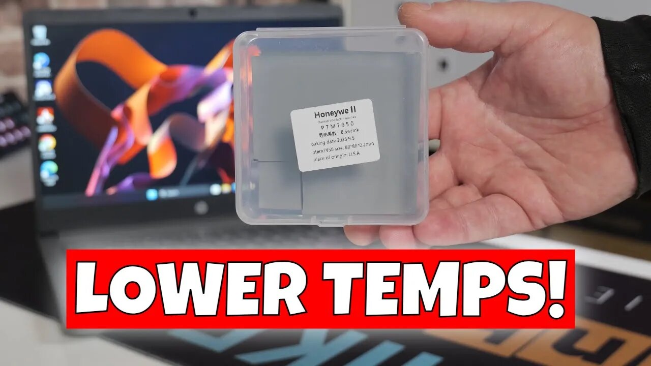 How To Replace HP245 G8 Thermal Paste PTM7950 Upgrade Makes It Cooler