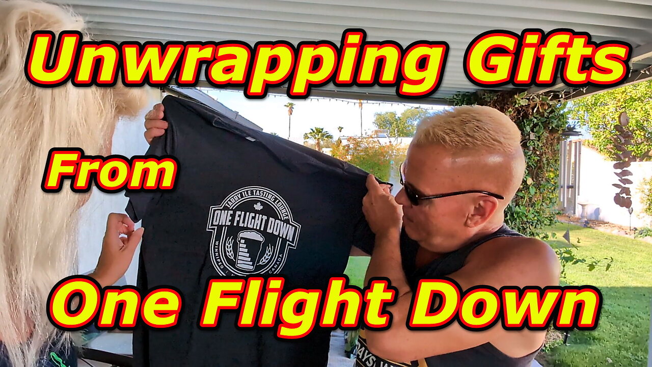 Unwrapping Gifts Form One Flight Down