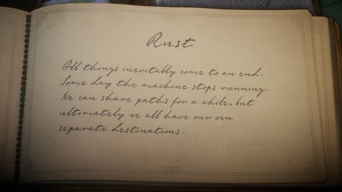 Unravel part 9, Rust