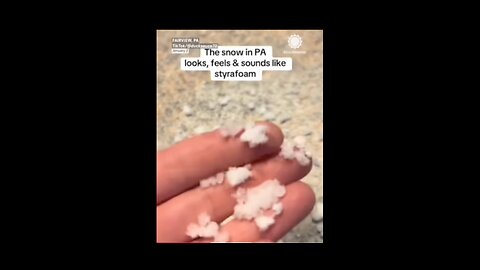 MORE FAKE SNOW (U.S.A. this time)