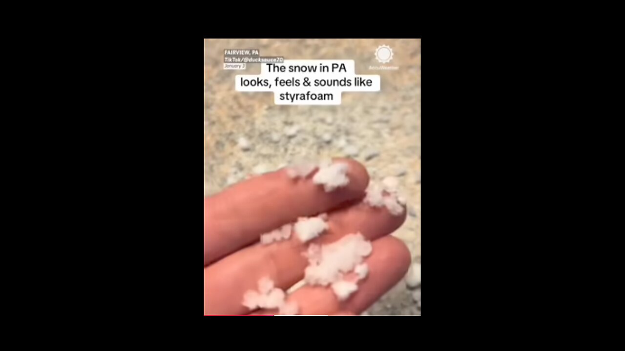MORE FAKE SNOW (U.S.A. this time)