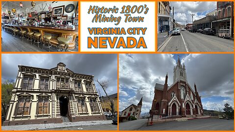 Historic Virginia City Nevada - Mining Boomtown From the 1850’s - USA 2025