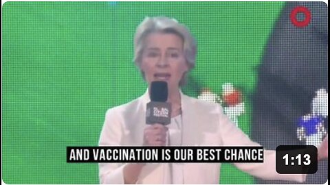 Ursula Von Der Leyen commits to "vaccinating" 500 million children with Bill Gates!