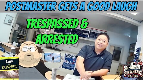 Frauditor Gets Trespassed and Arrested After Making a Scene In The Post Office
