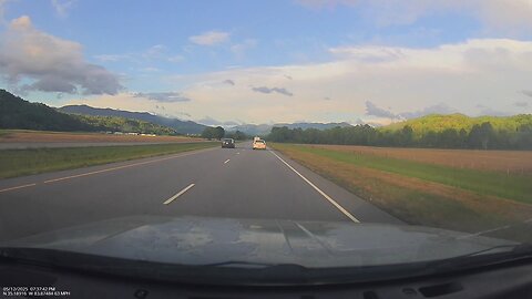 Trip back from Murphy KOA campground to Plateau, N.C.