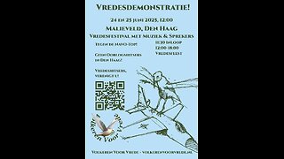 Vredesdemonstratie tegen NAVO - 25 juni Malieveld Den Haag
