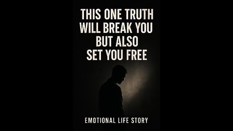 This one truth will break you but also set you free