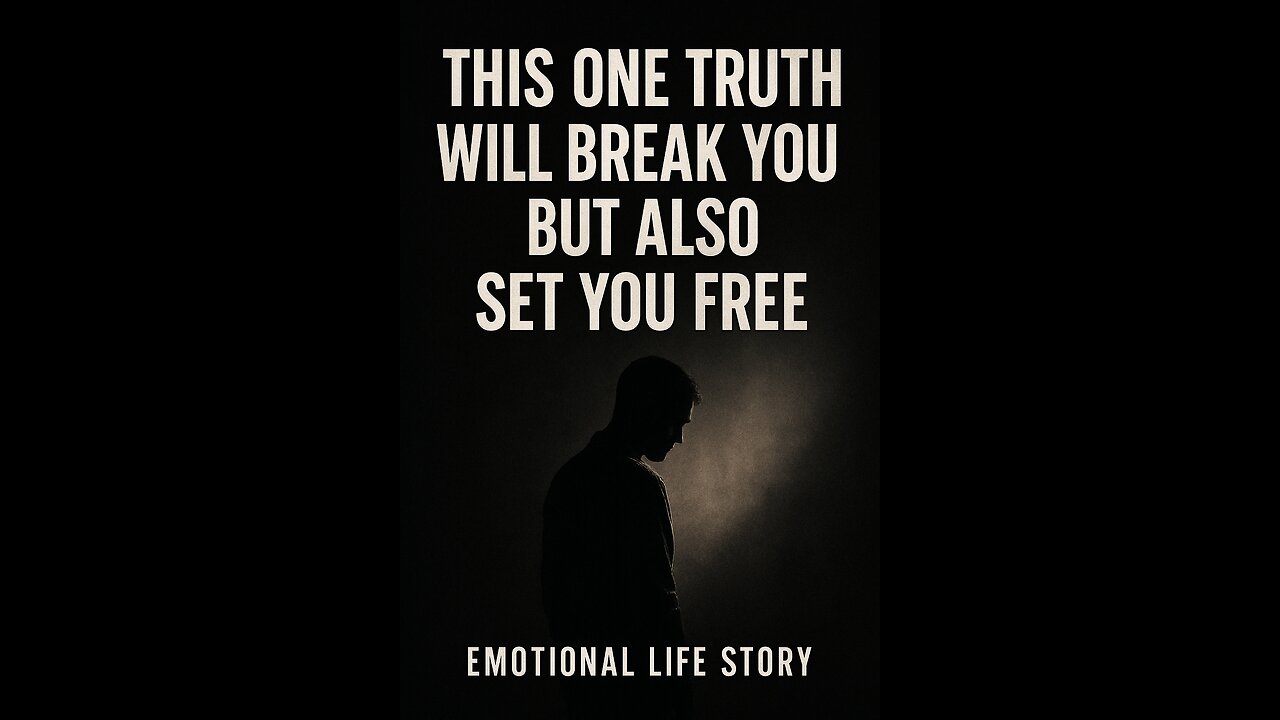 This one truth will break you but also set you free