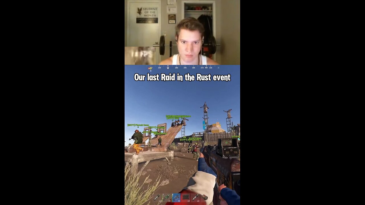 our last raid in the rust event