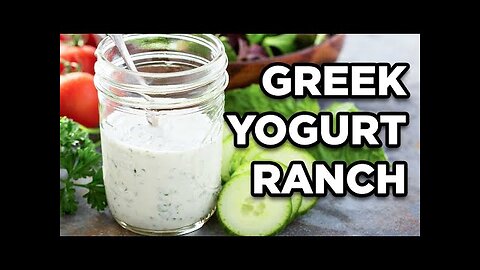 Homemade Greek Yogurt Ranch Dressing Recipe