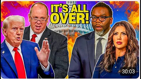 DISASTER STRIKES: Tom Homan Drops the Hammer — Brandon Johnson & Kristi Noem FALL HARD!