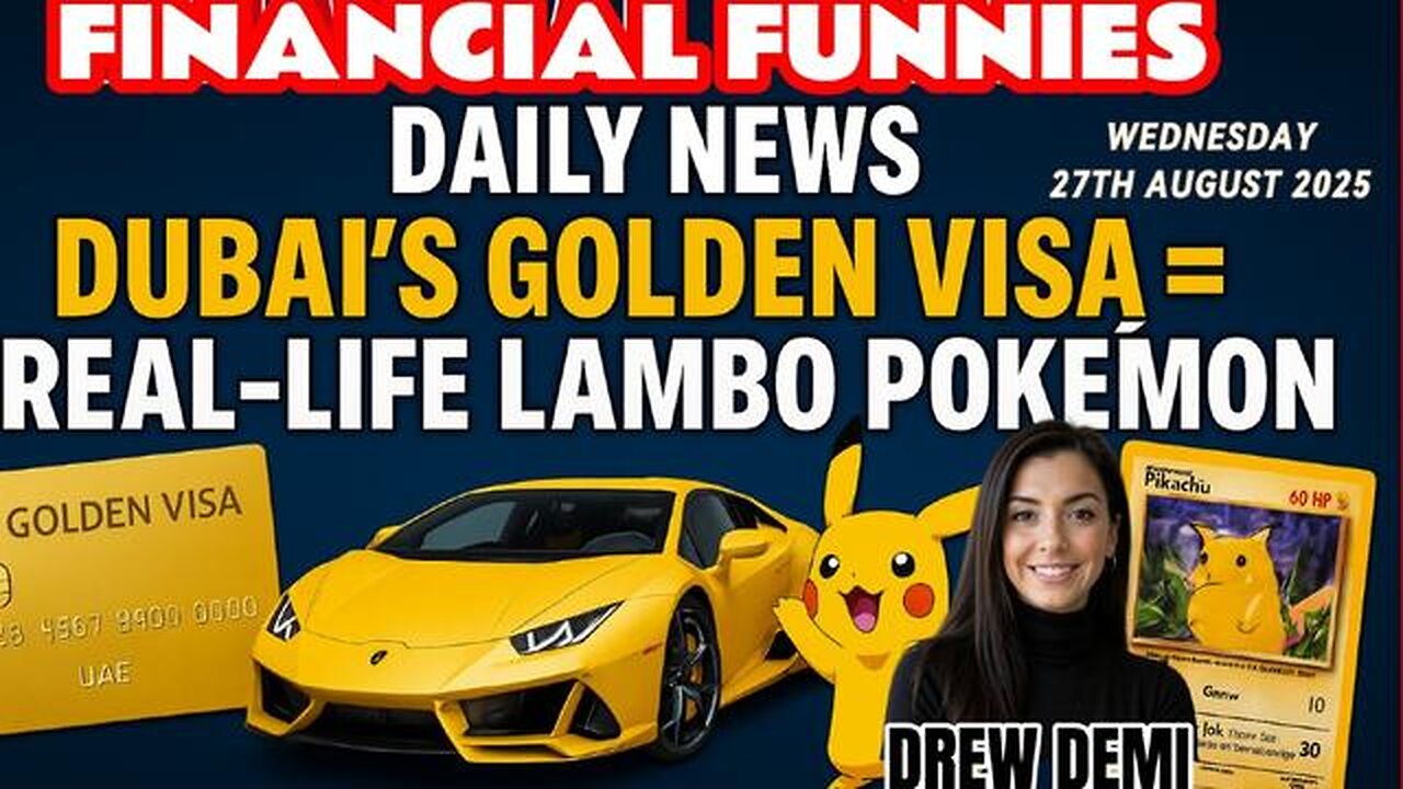 DUBAIS GOLDEN VISA = REAL - LIFE LAMBO POKEMON WITH DREW DEMI
