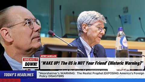 PROF. JEFFREY SACHS JUST SHOCKED THE WORLD – Europe, WAKE UP Before It's TOO LATE!