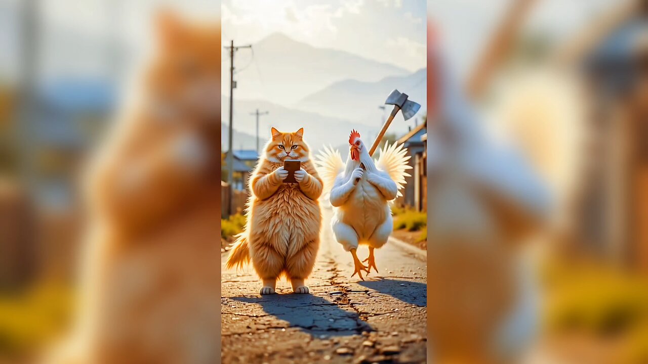 Cat fight