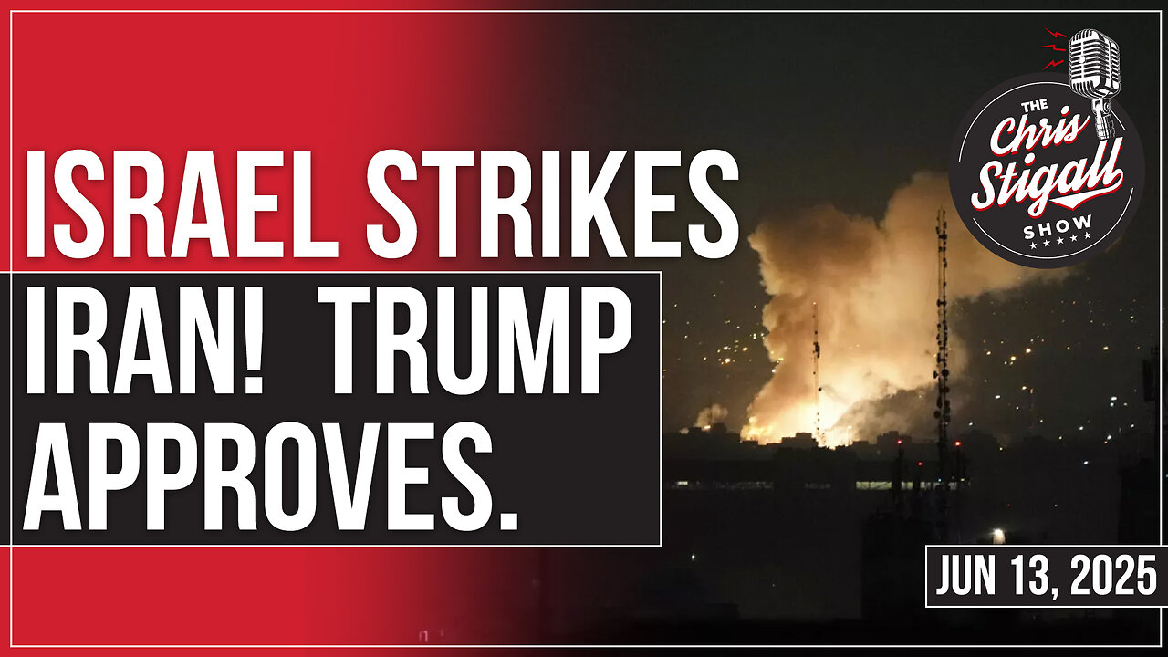 Israel Strikes Iran! Trump Approves.