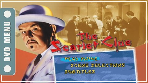 The Scarlet Clue - DVD Menu