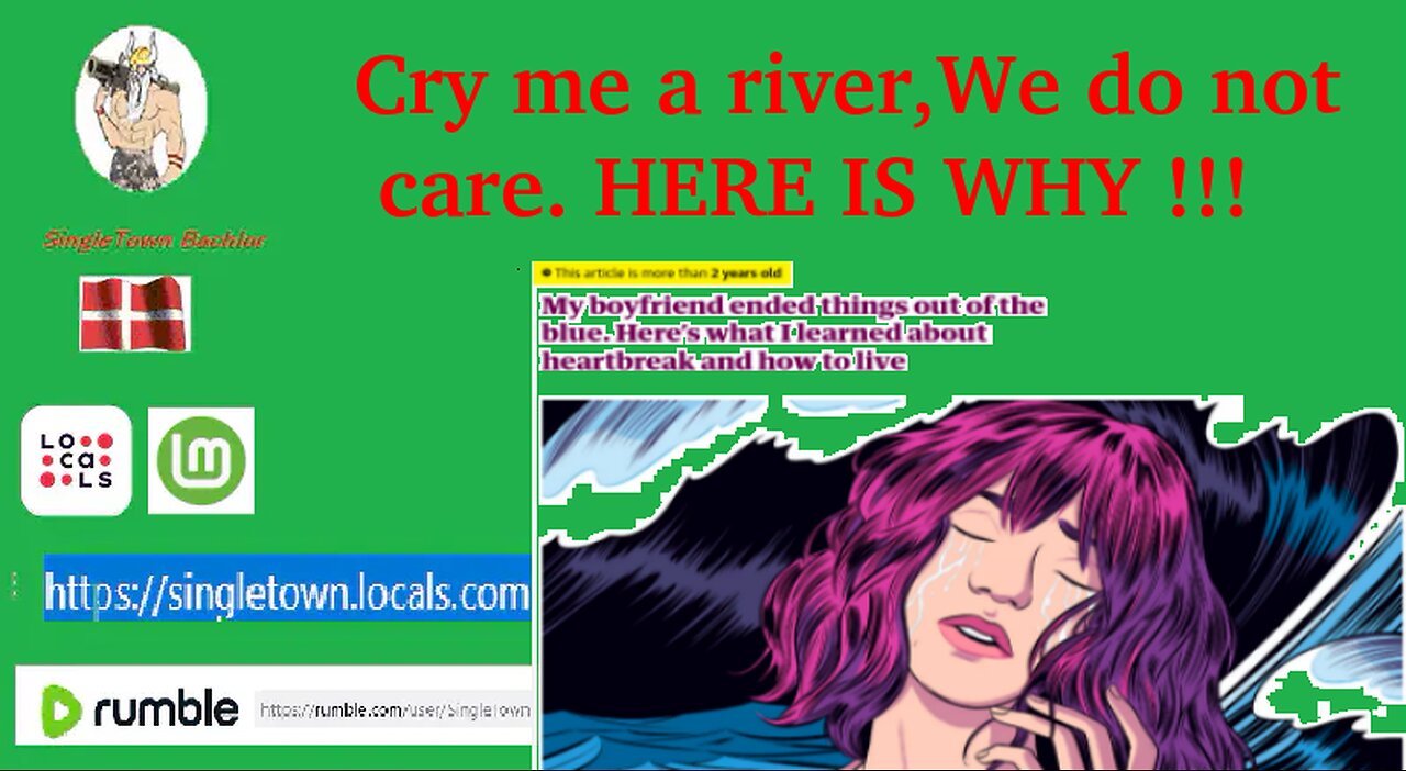 WE DO NOT CARE ANYMORE. Here is WHY. !!!!