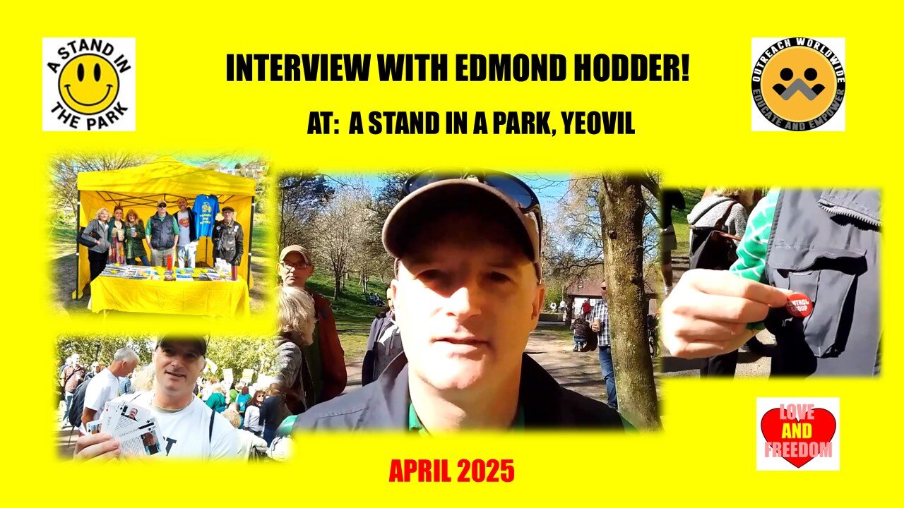 Interview with Edmond Hodder at A Stand in the Park, Yeovil!