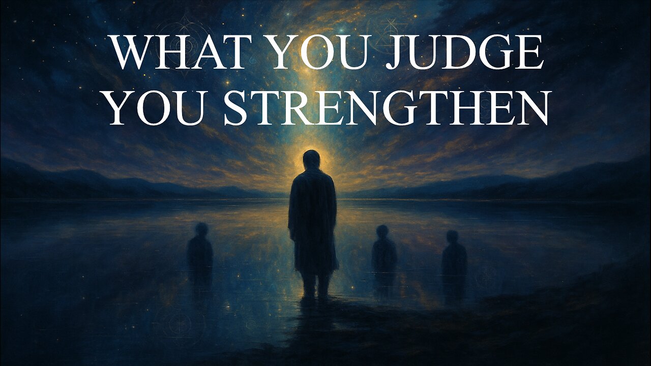 What You Judge You Strengthen