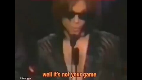 Prince and Michael Jackson was trying to tell us the truth about the world the entire time.