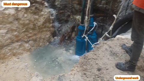 the must dangerous work underground. 46 work