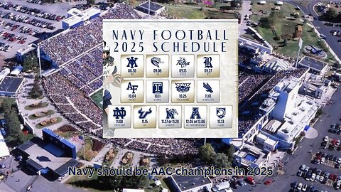 Looking at the 2025 schedule, the Navy Midshipmen could end up in the playoffs