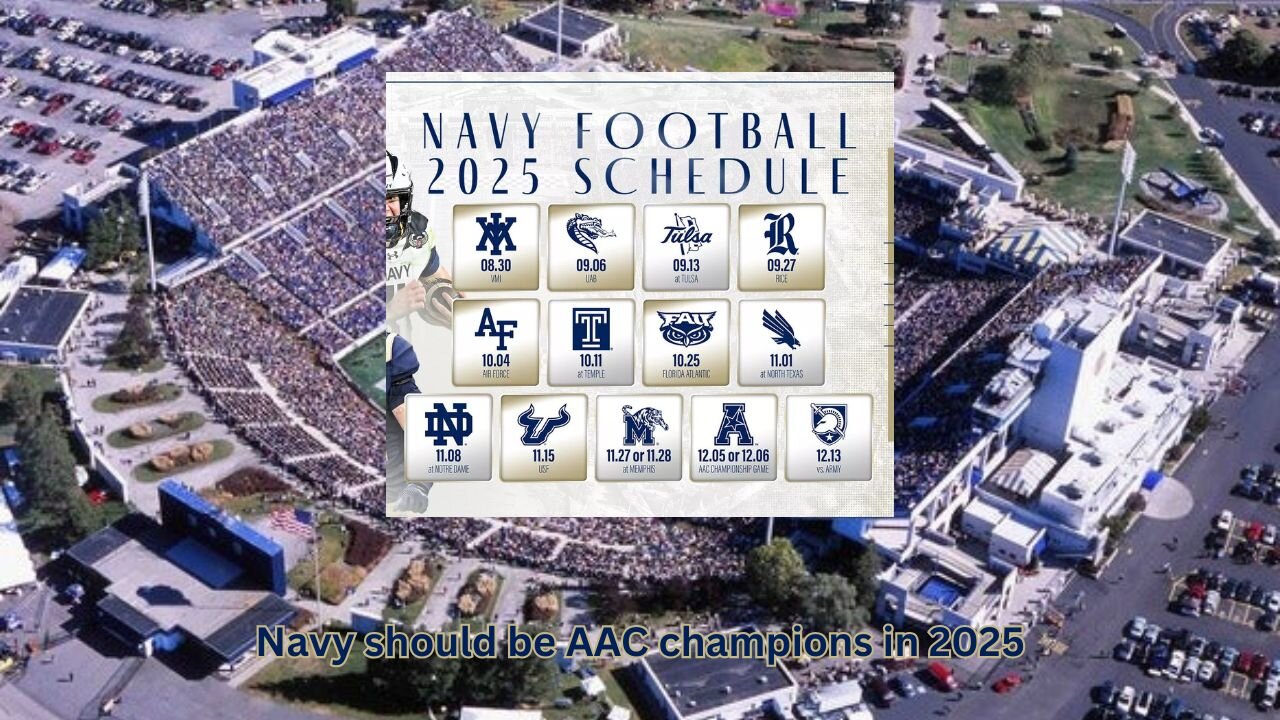 Looking at the 2025 schedule, the Navy Midshipmen could end up in the playoffs