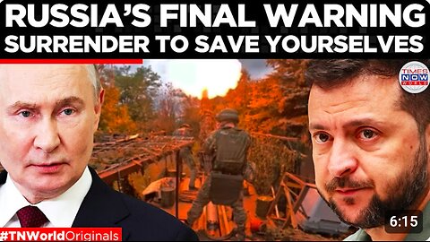 SURRENDER TO SURVIVE: Russia ULTIMATUM to Encircled Ukrainian Troops as Pokrovsk Nears Collapse