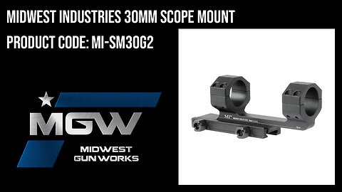 Midwest Industries 30mm Scope Mount - MI-SM30G2