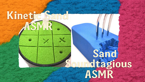 ASMR Compilation 2 – Cutting, Slicing & Poking Kinetic Sand