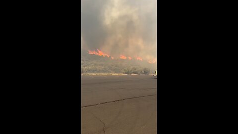 Oregon: The Ferry Fire is burning along the John Day River approximately 5 miles
