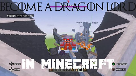 Become a Dragon Lord in Minecraft Using Just Commands - Tutorial- Bedrock Edition 1.21.101