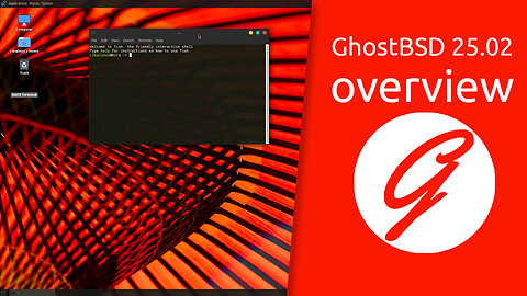 GhostBSD 25.02 overview | A simple, elegant desktop BSD Operating System