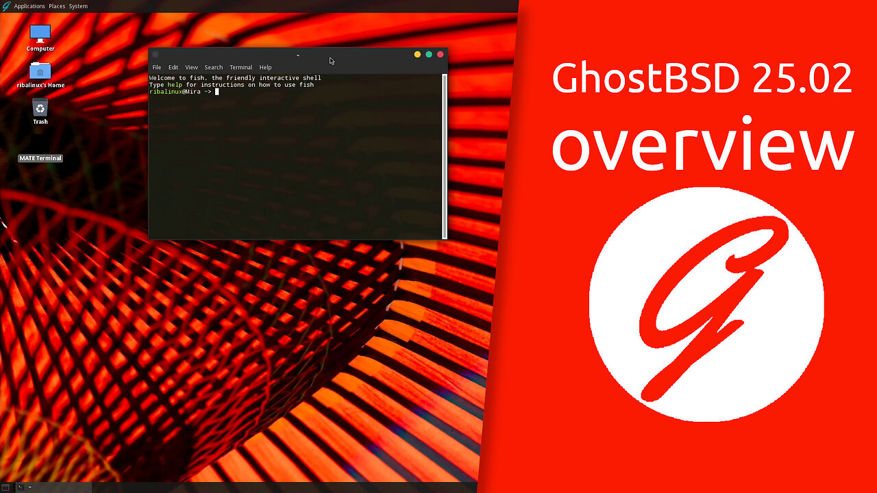 GhostBSD 25.02 overview | A simple, elegant desktop BSD Operating System