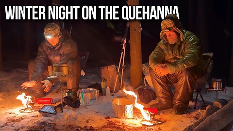 Winter Backpacking on the Quehanna Trail | Snow, Fire & 15°F Night