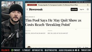 Tim Pool Addresses Reports He May Quit Over Political Violence