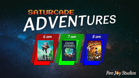 📺🌄 SATURCADE ADVENTURES is Here! Saturday Cartoon Feels + Gaming Fun