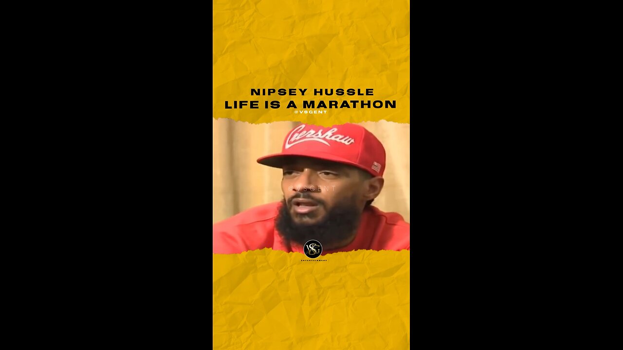 @nipseyhussle Life is a marathon. #nipseyhussle 🎥 #eritv
