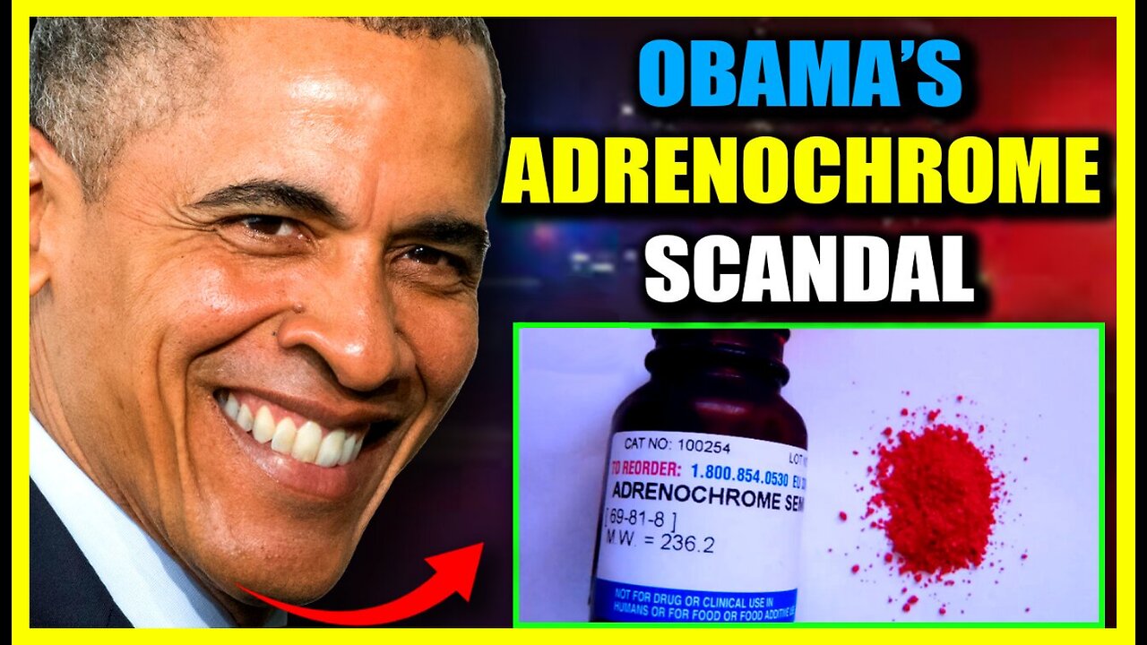 Obama Exposed as Major Adrenochrome Trafficker by Official Govt Documents