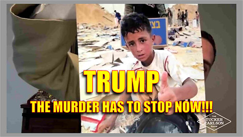 TRUMP THE MURDER HAS TO STOP NOW! THIS IS ON YOU!! WITHDRAW SUPPORT!!