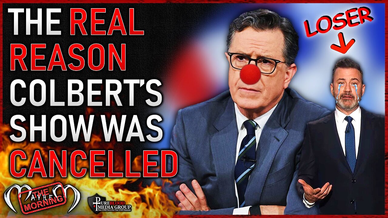 Stephen Colbert wasn't cancelled because he was outspoken against TRUMP!