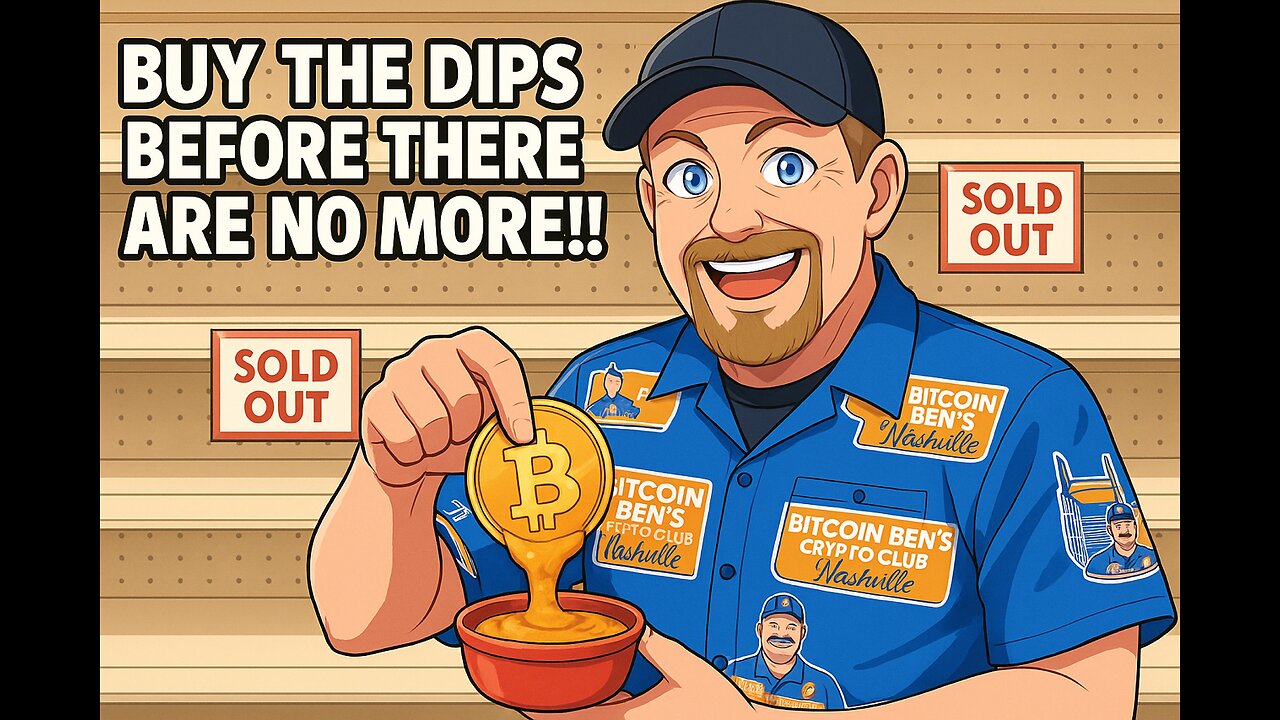 BUY THE DIPS BEFORE THERE ARE NO MORE, DIPS OR BITCOIN!!