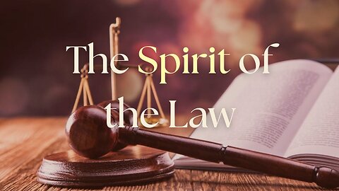 Kingdom Living Principles - Embracing the Spirit of the Law